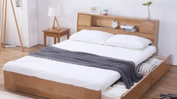 Giường ngủ gỗ tự nhiên đẹp