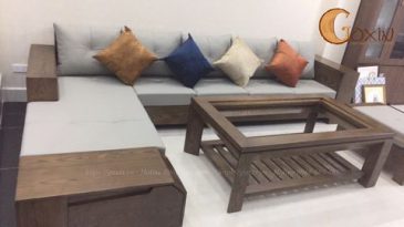 sofa gỗ mang phong thủy tốt cho gia đình
