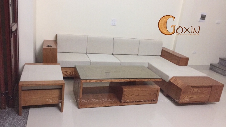 sofa gỗ tự nhiên GX27