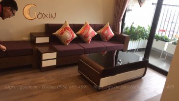 Sofa gỗ chữ I