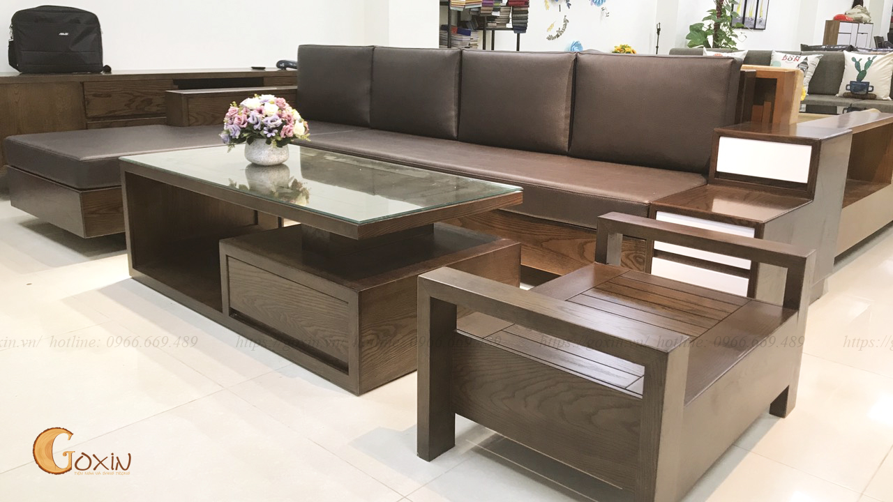 Những điều cần biết về sofa gỗ chữ L xu hướng nội thất Việt