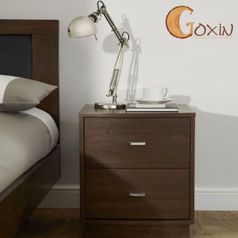 tủ đầu giường gỗ óc chó